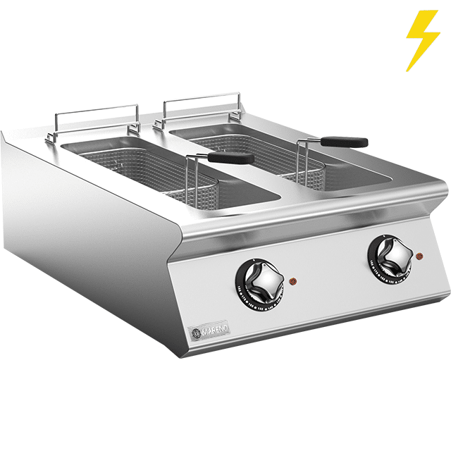 Електрически двоен фритюрник Mareno NF76E102 Електрически двоен фритюрник Mareno NF76E102